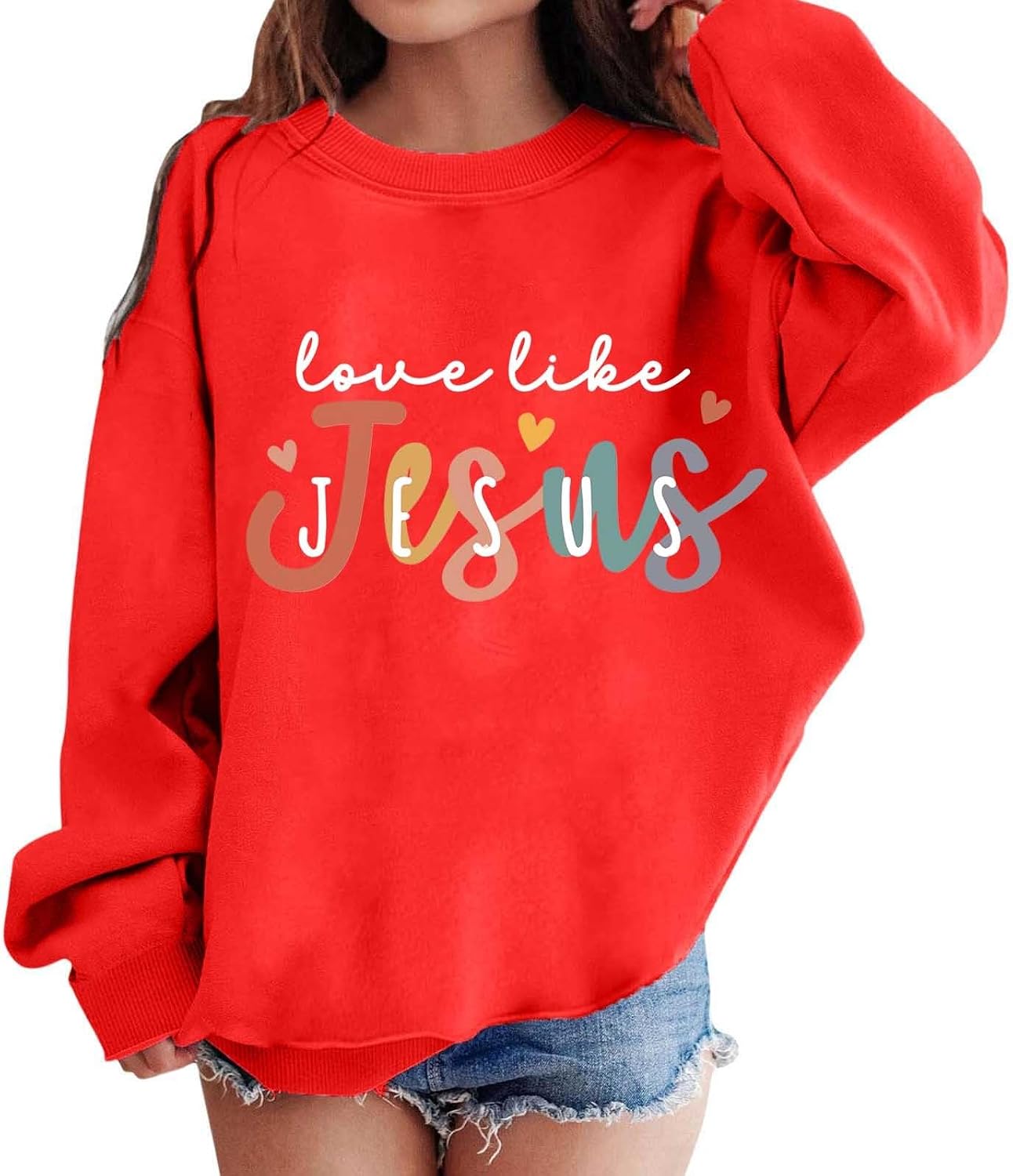I Am a Child of God Sweatshirt Kids Christian Jesus Sweatshirts Fall Bible Verse Pullover Casual Long Sleeve Tops