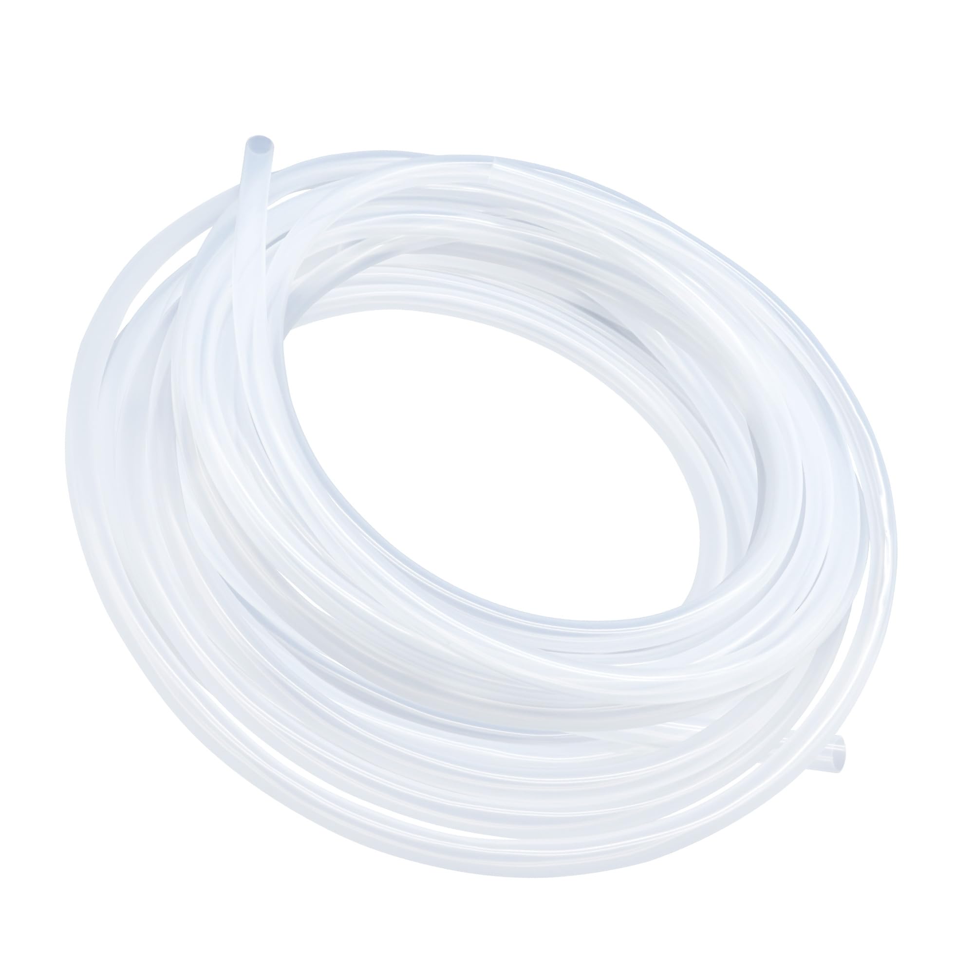 LAVMHAB Silicone Tubing Food Grade Hoses 5mm x 7mm, Length 10 Meters (32.8ft), Flexible Silicone Rubber Tube Air Hose Water Pipes