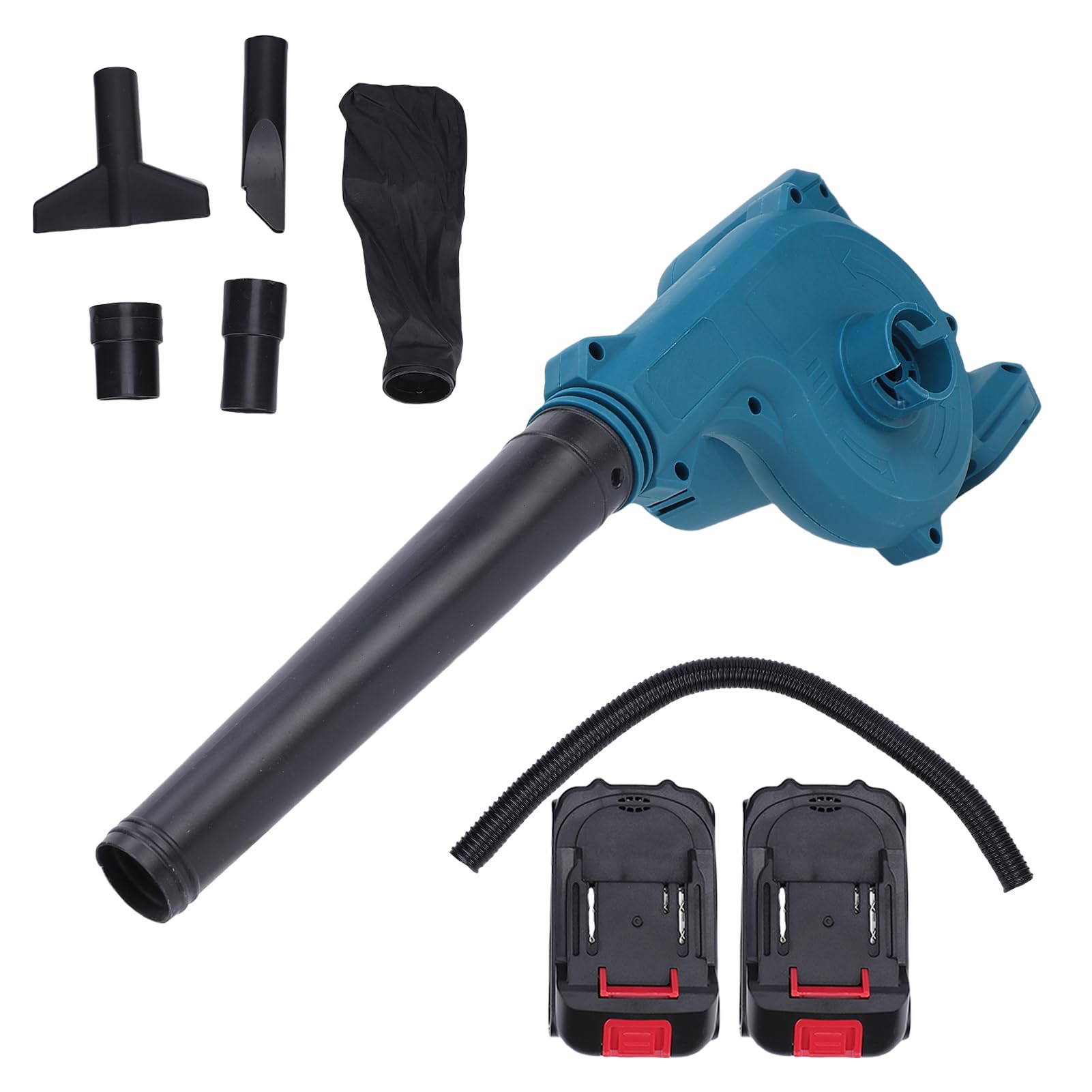 Aspiratore Elettrico Portatile, Soffiatore per Foglie con Impugnatura Ergonomica per la Pulizia di Mobili, Piccola Pompa Ad Aria Elettrica Biancheria Letto (Spina europea)