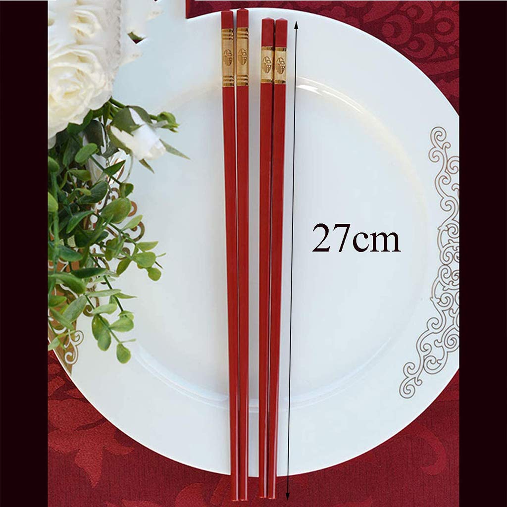Baguettes, Baguettes Chinoises Chopsticks Red Fiberglass Chopsticks Reusable10 Pairs Square Japanese Chinese Korean Chopsticks GiftDishwasher Safe Lightweight Non-Slip Chopsticks for,C(X)