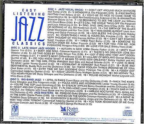 Easy Listening Jazz Classics : Jazz Vocal, Late Night Jazz Moods and Big-band Jazz (1995-08-02)