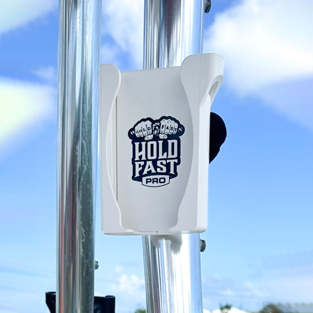 Hold Fast Pro Soporte para teléfono de barco, soporte para teléfono celular marino para barco | Soporte ajustable y seguro para smartphone marino, accesorio duradero hecho para condiciones al aire libre