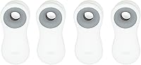 OXO Good Grips Magnetic All-Purpose Clips White 4-Pack - Strong Grip Bag Seals Fridge Organizers
