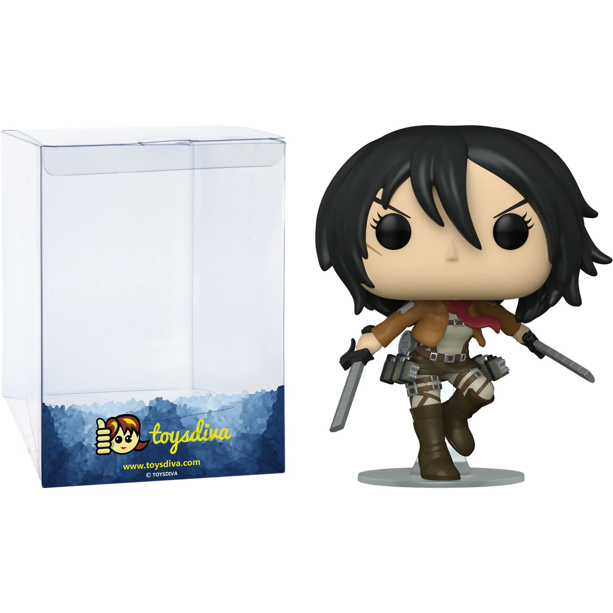 Amazon.com: Funko Mikasa Ackermann: P o p ! Animation Vinyl