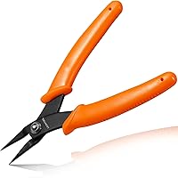 Vista 1 de LEONTOOL Mini Round Nose Pliers with Smooth Jaws - 5-Inch Jewelry Making Precision Pliers