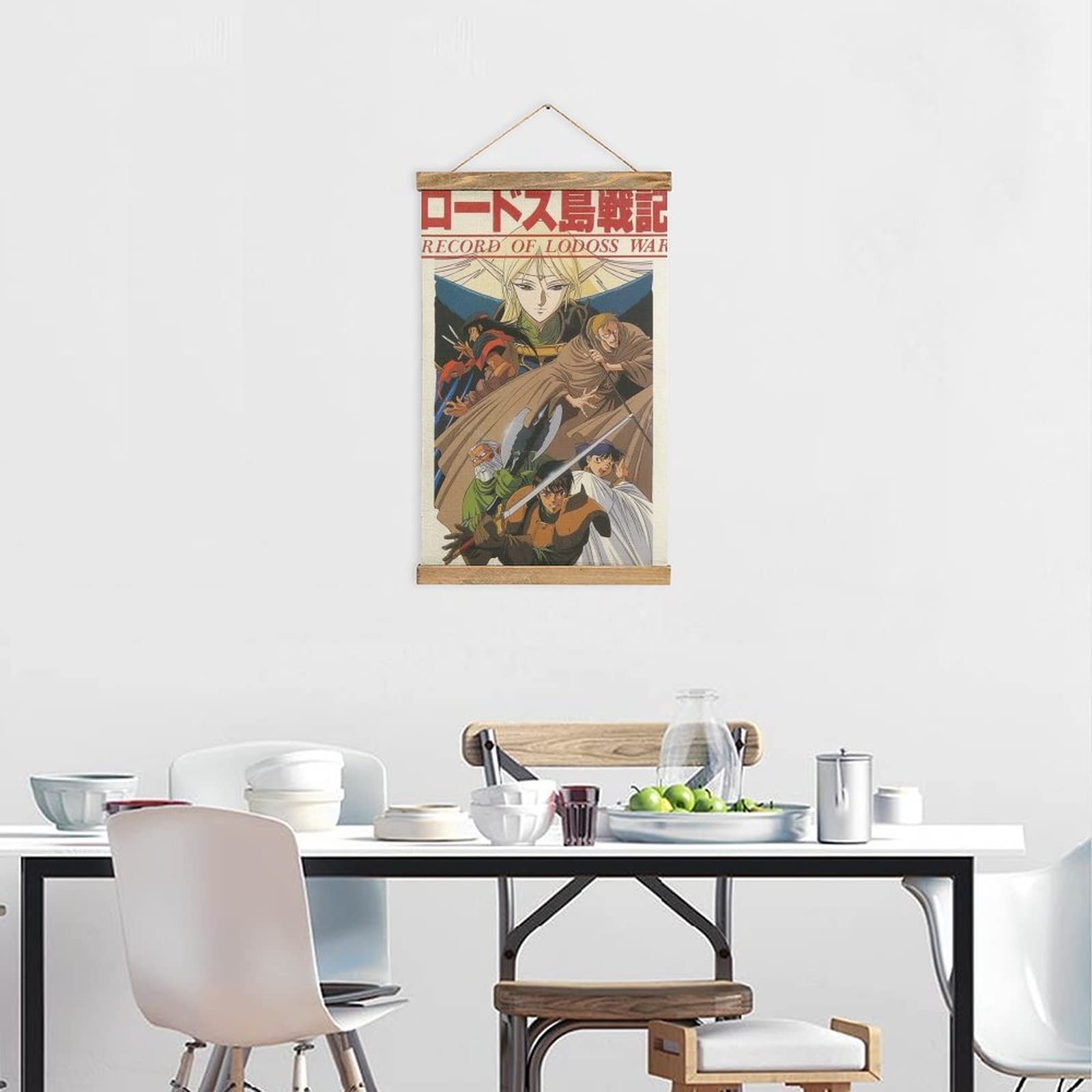 Amazon.co.jp: ロードス島戦記 アニメ スクロールポスター 壁