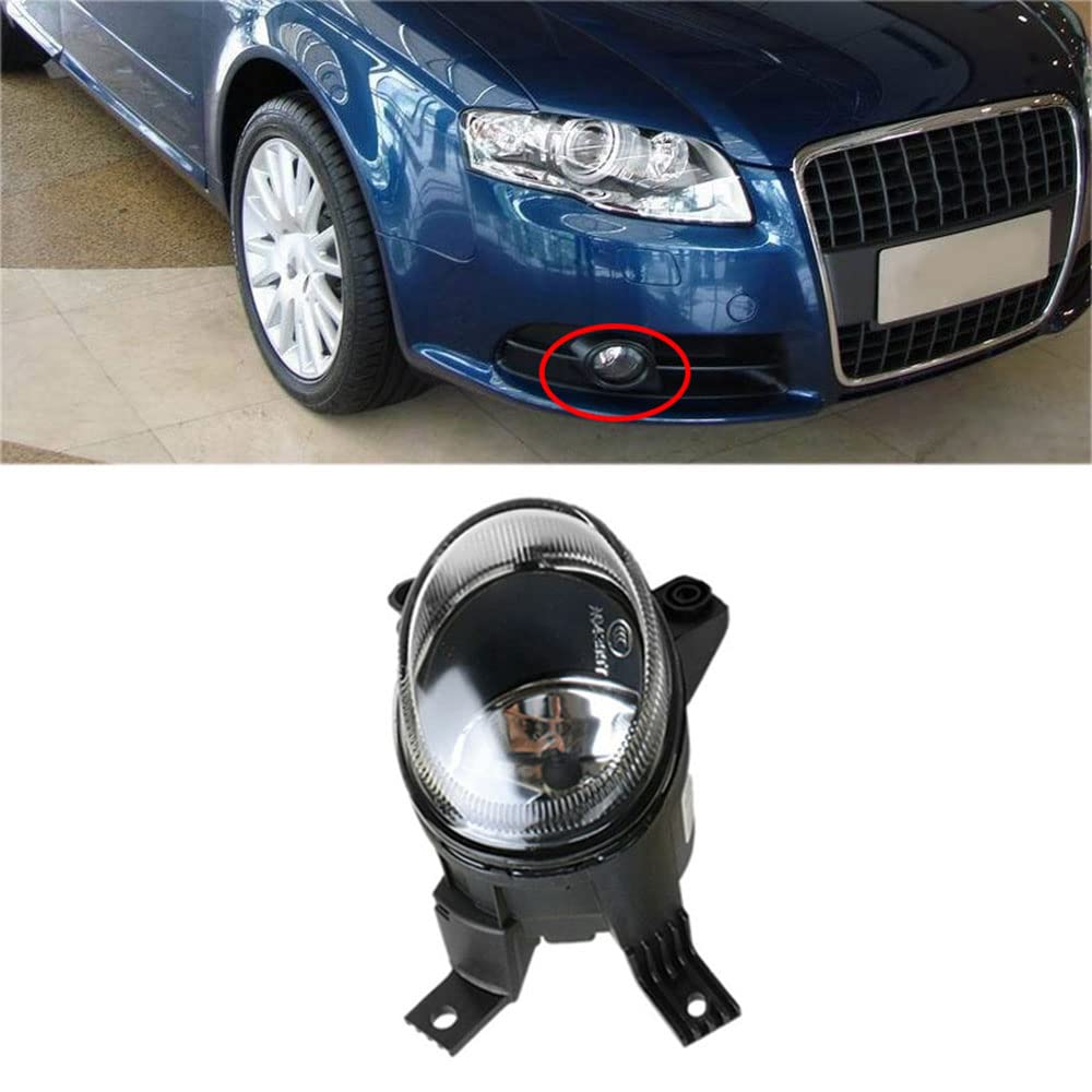 Riloer Auto 12V 11W H11 Fendinebbia Destra Fendinebbia Impermeabile Compatibile con Audi A4 B7 2005-2008, A3/S3 2010-2013, A4/Avant 2005-2008, A4 quattro 2005-2008