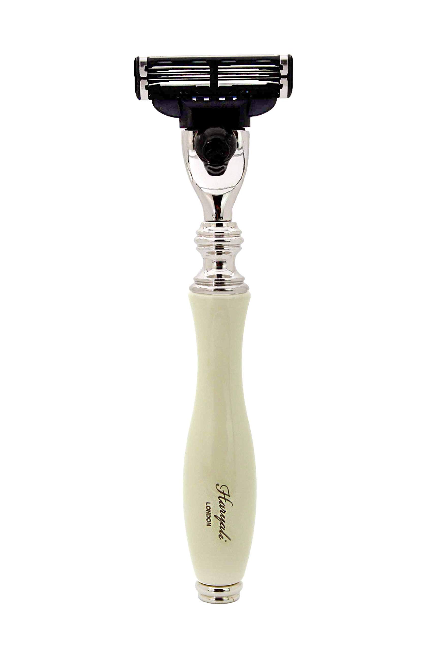 Zestaw Premium Shaving z golarką, miską do golenia, stojakiem i pędzlem do golenia, zestaw dla mężczyzn do klasycznego golenia