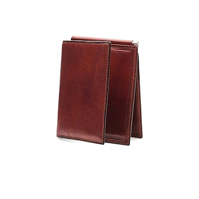 Bosca Old Leather Collection Money Clip w/ Pocket Men