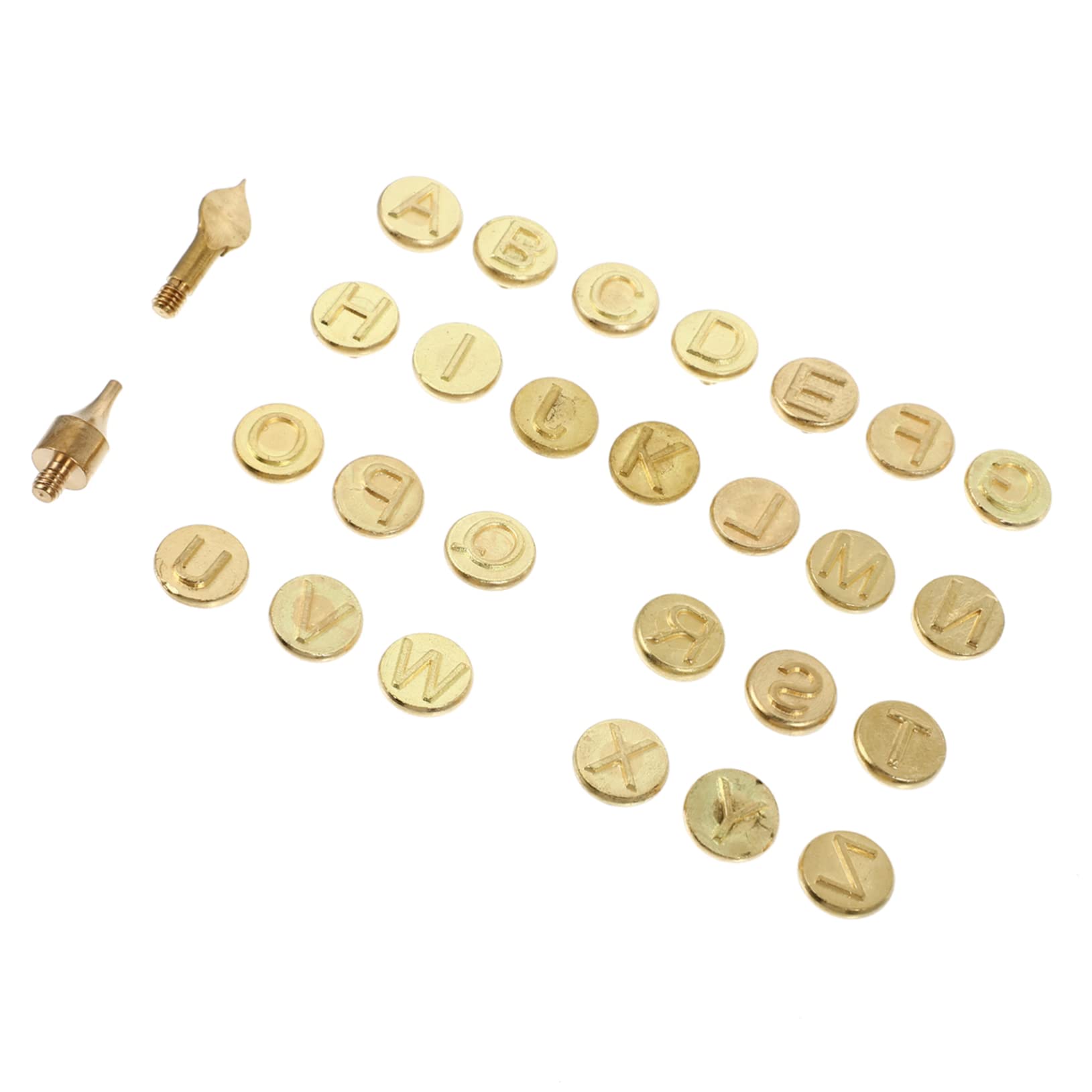 Tofficu Branding Kit Letters 1 Set Wood Burning Tips for DIY Craft Soldering Pen Tip