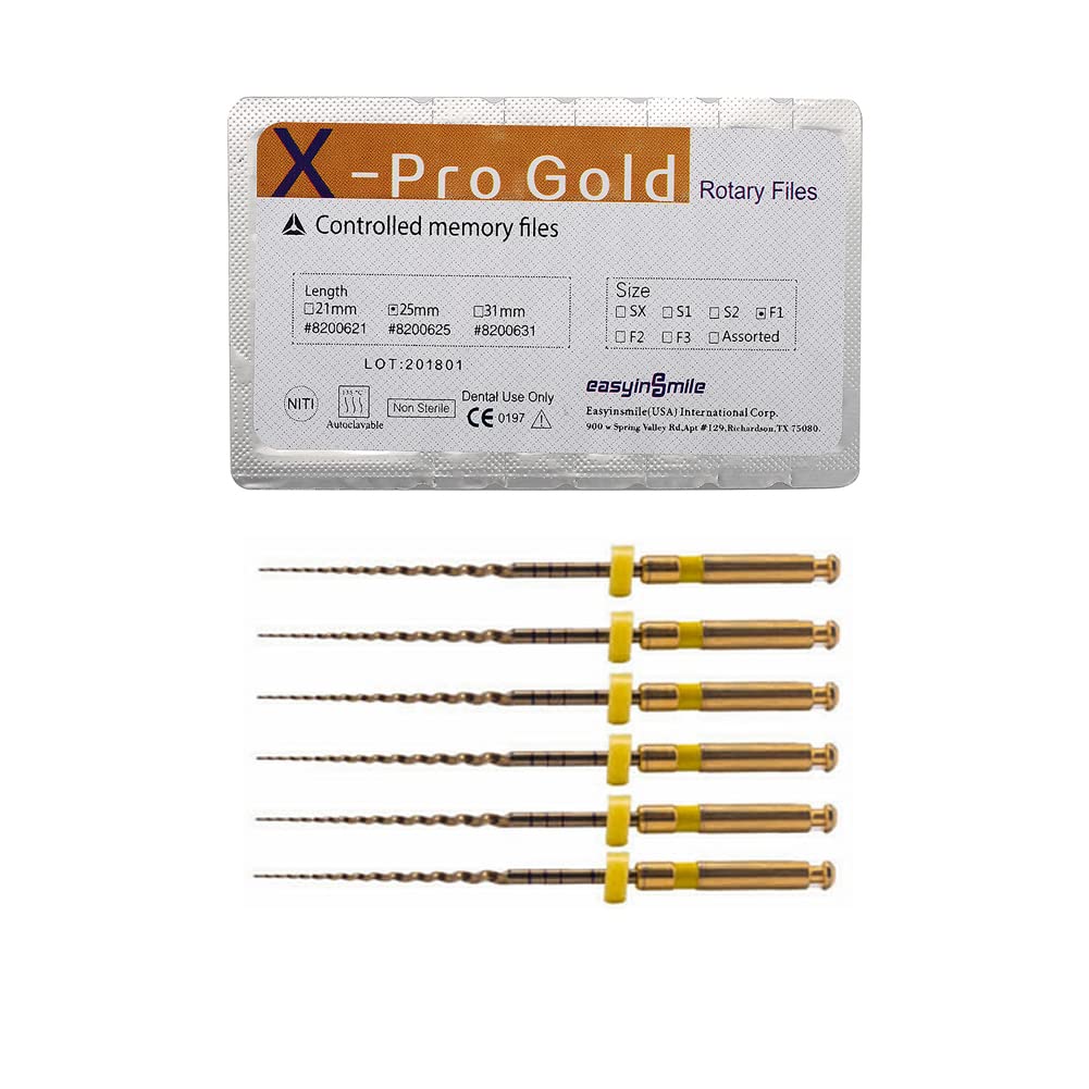 Buy SNAWOP Dentel Endo Files XPro Gold Taper Controlled Memory Niti