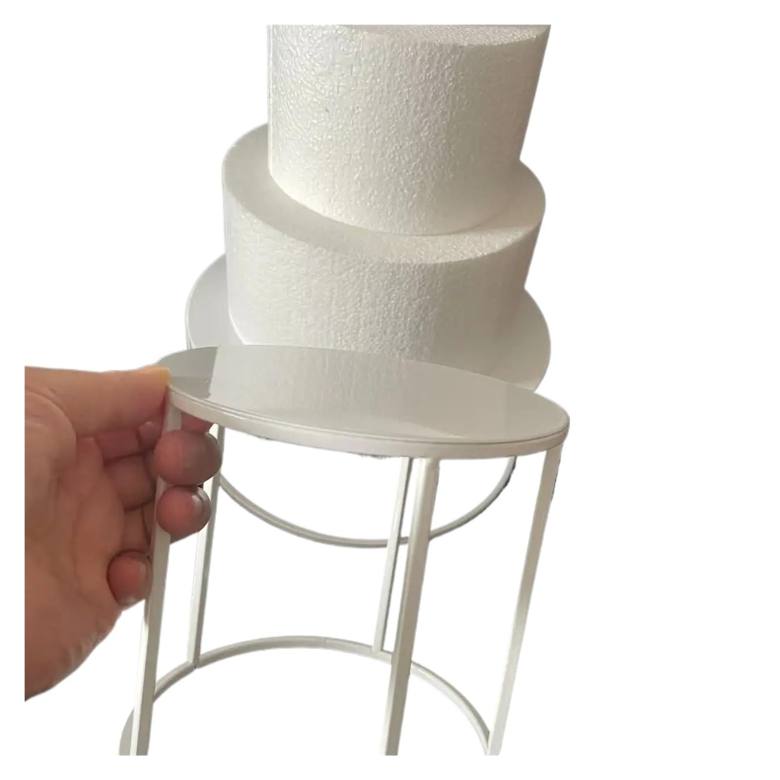 Soporte for tartas for fiesta del día de San Valentín, decoración de adornos cilíndricos for boda, cumpleaños, graduación