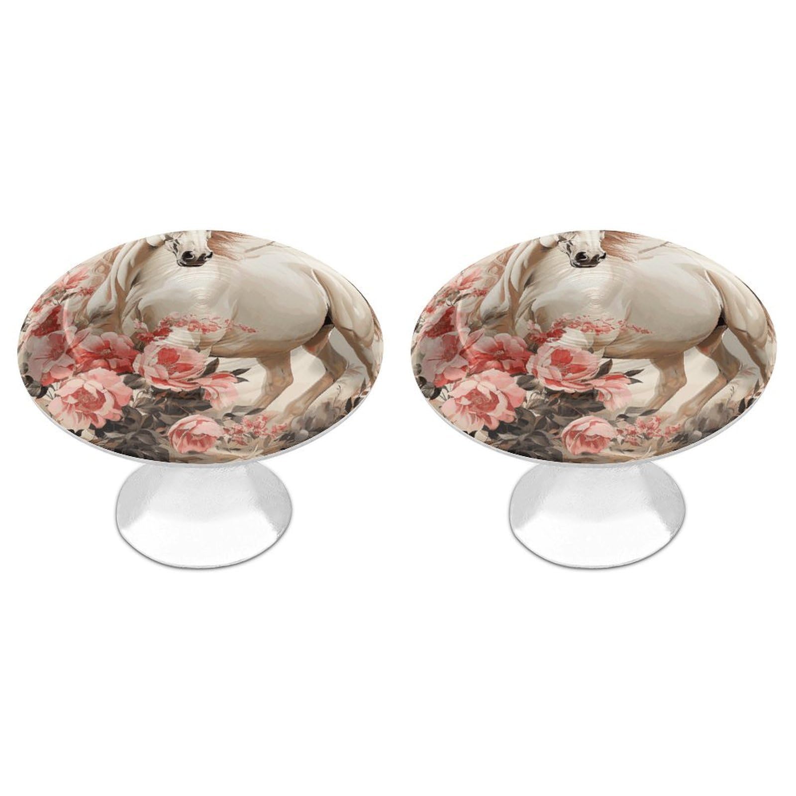 Btcowzrv Style Horse Image 2 Pack Cabinet Knobs Drawer Pulls