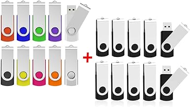 10×4GB Black + 10×2GB Multicolor USB Flash Drives Thumb Drives