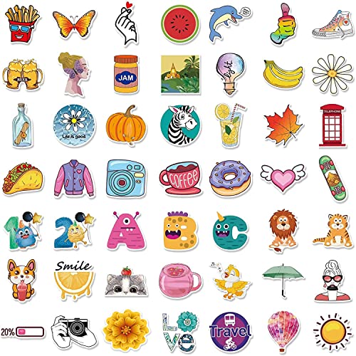 600pcs Mini Stickers, Small Stickers for Adults, Kids, Teens, Waterproof Vinyl Stickers for Water Bottles, Cute Kids Stickers Decals,0.8~1" - Thumbnail 6