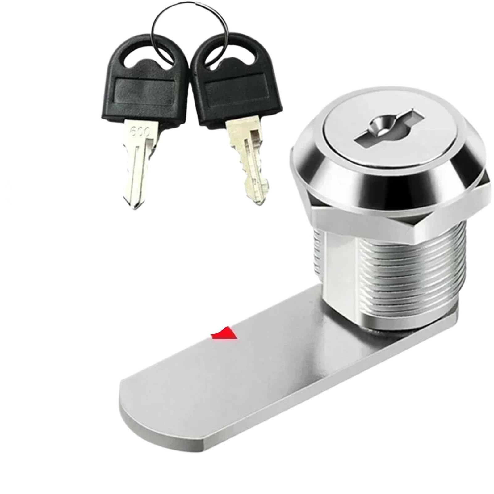 Dsfihjo 2Pcs 20Mm Mailbox Lock 4 Sizes Mailbox Lock With 2 Keys For File Cabinet Tool Box Locker Cam Security Furniture Hardware Door Mail(2Pcs 20Mm)