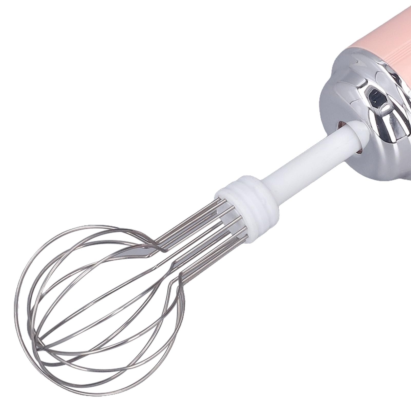 Luqeeg Elektrischer Schneebesen, Handmixer, kabelloser Handmixer mit 3 Geschwindigkeitsstufen für Cappuccino, Matcha, Teig, Eier, Rührteig und Sahne (rosa)