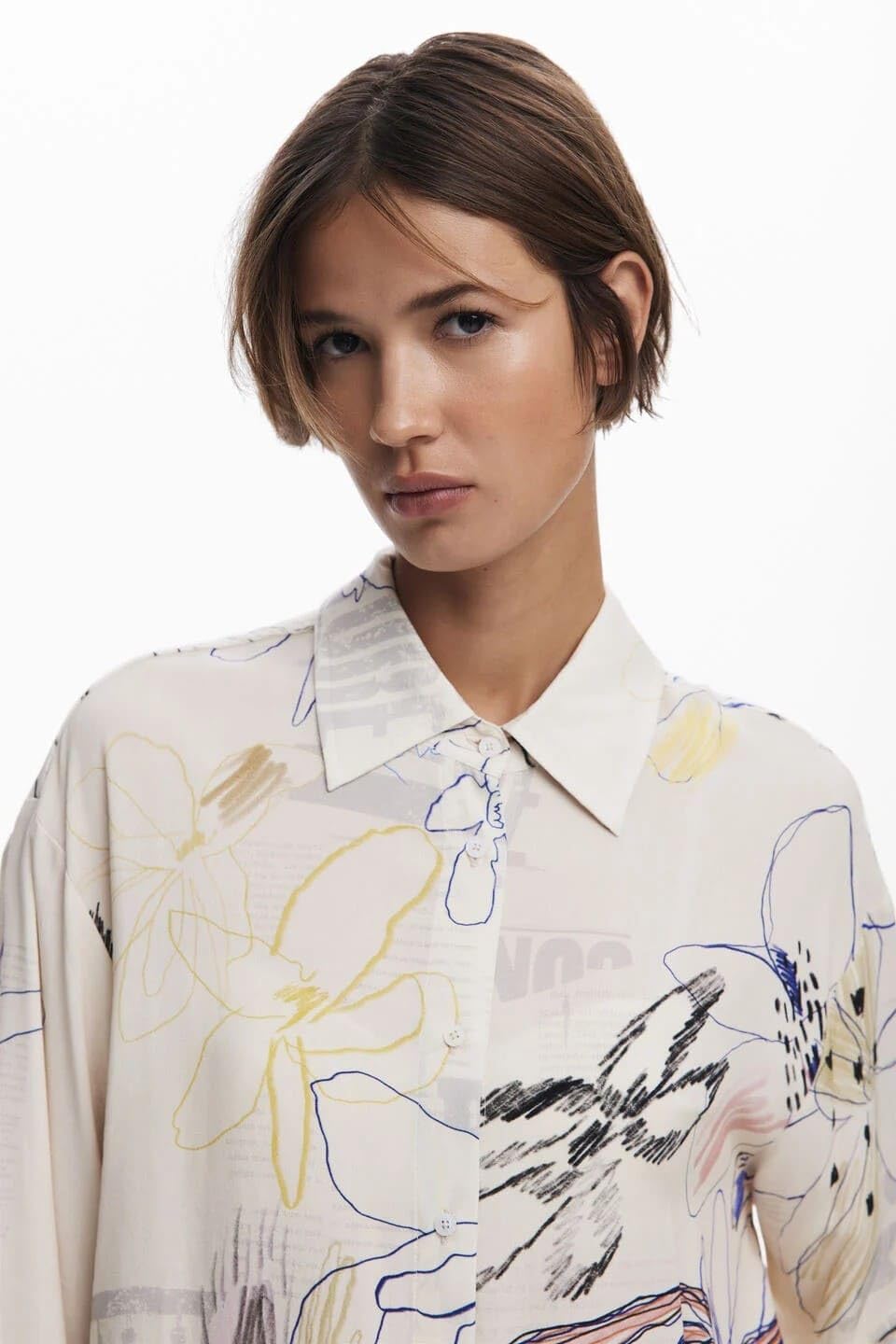 Desigual 25wwcw14 Blouse Donna (Pacco da 1)