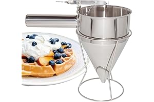 ALDKitchen Dough Dispenser | Stainless Steel Batter Pourer (Funnel)