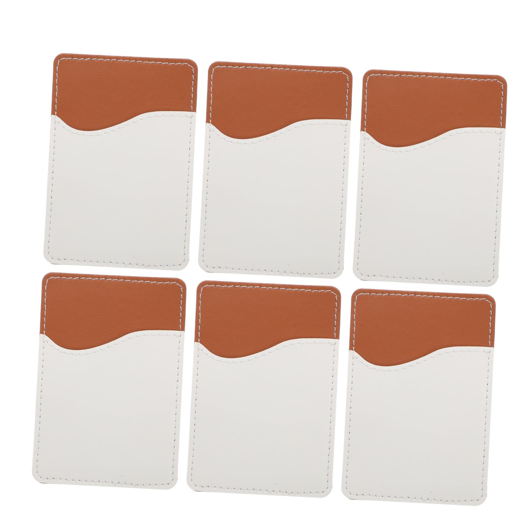 Veemoon 24 Sets Dye Sublimation Card Holder Phoen Back Card Case Sublimation Phone Case Credit Sleeves Cell Phone Case Holder Leather Purses Heat Transfer Pu Wallet Cover