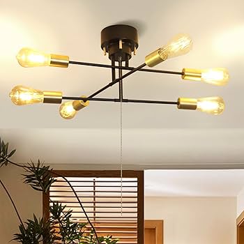 Amazon.co.jp : DINGLILED シーリングライト6灯 ペンダント