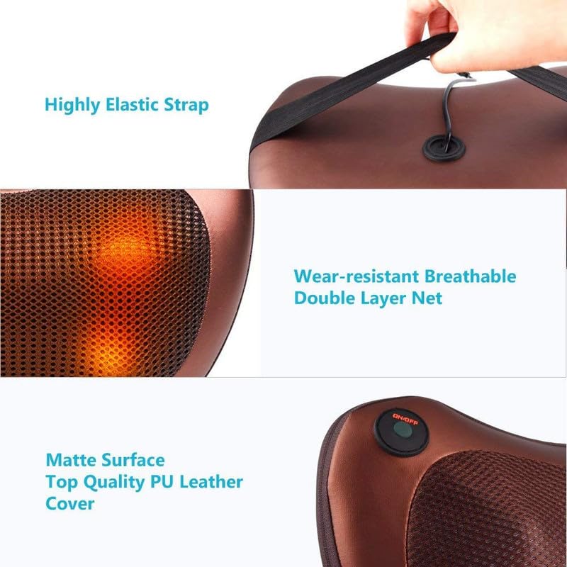 Flexi Madhav Electric Cushion Pillow Massager Personal Full Body for Car Home Full Body Pain Relief Massager Pillow (Pillow Massager) Flexi Madhav Electric Cushion Pillow Massager Personal Full Body for Car Home Full Body Pain Relief Massager Pillow (Pillow Massager)