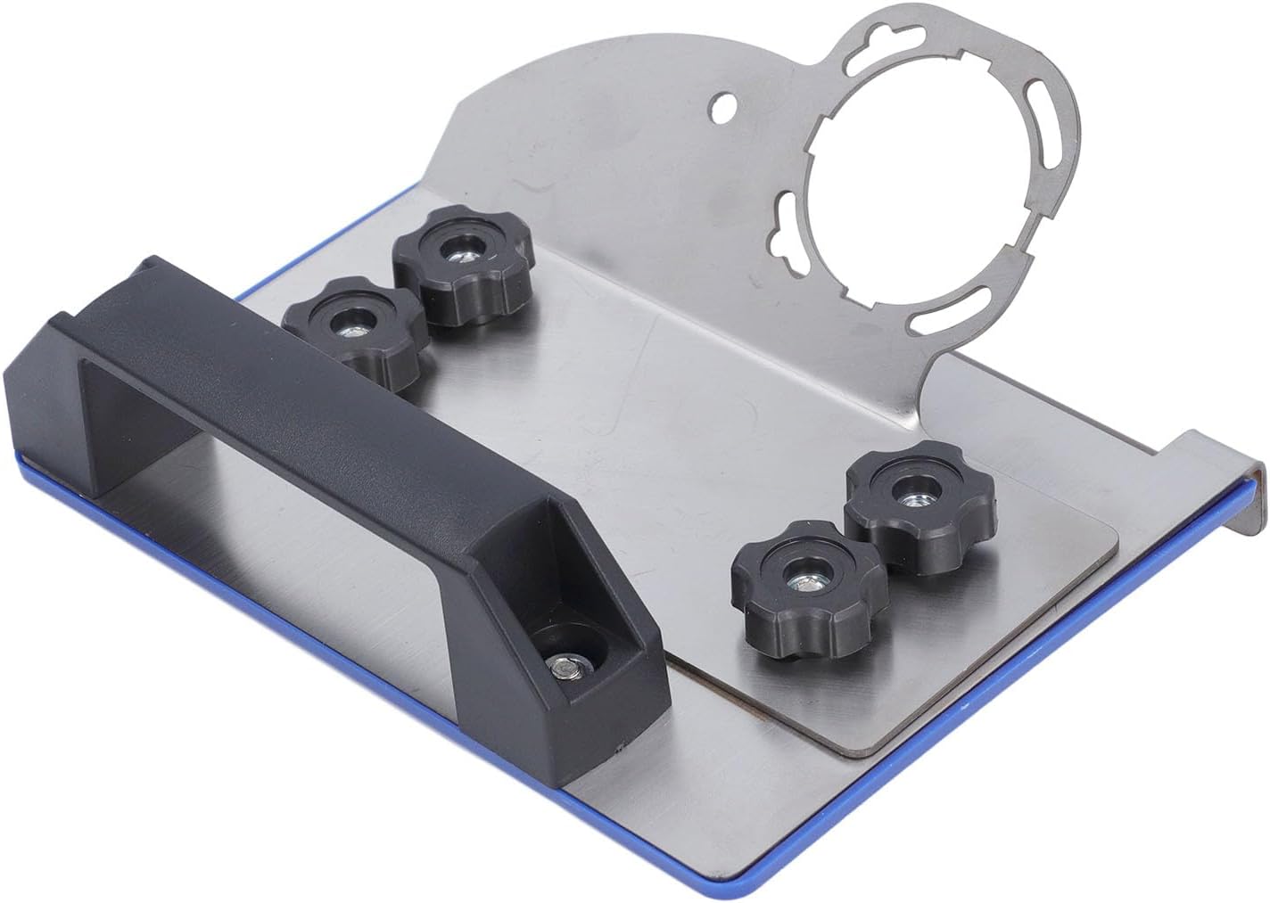 45 Degree Tile Chamfering Tool Tile Chamfer Stand, Ceramic Stone Bevel Cutter Adapter Bracket with Angle Grinder Clamp for 100-Type Grinders, Stainless Steel and Plastic
