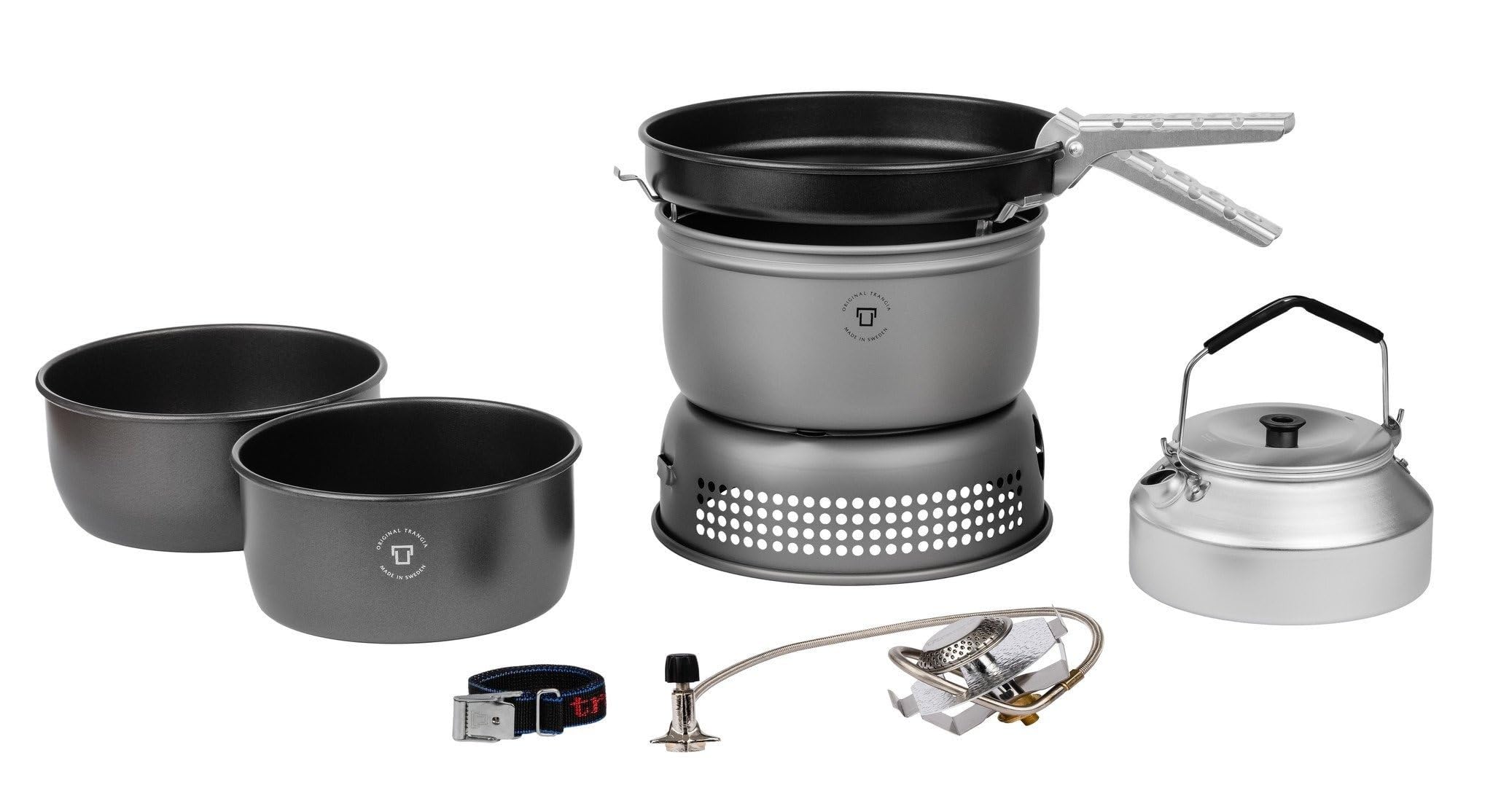 Trangia 25-6 UL HA Ultralight Hardanodized Sturmkocher mit Primus Gasbrenner 3000 Watt - groß