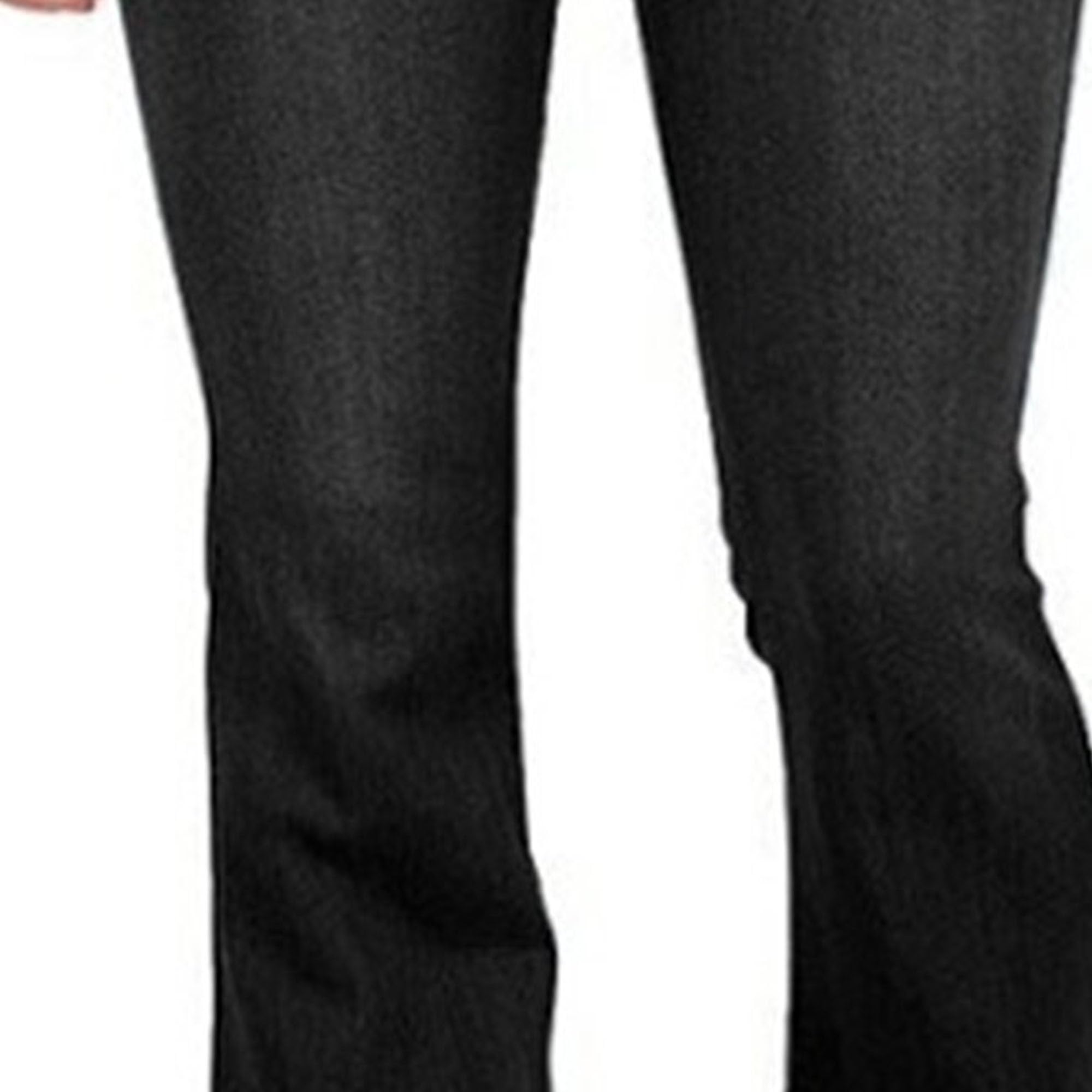 Women's Comfort Slim Fit Flare Jeans Classic Solid Outdoor Denim Pants Skinny Wide Leg Trendy Jeans (Black3,Small)