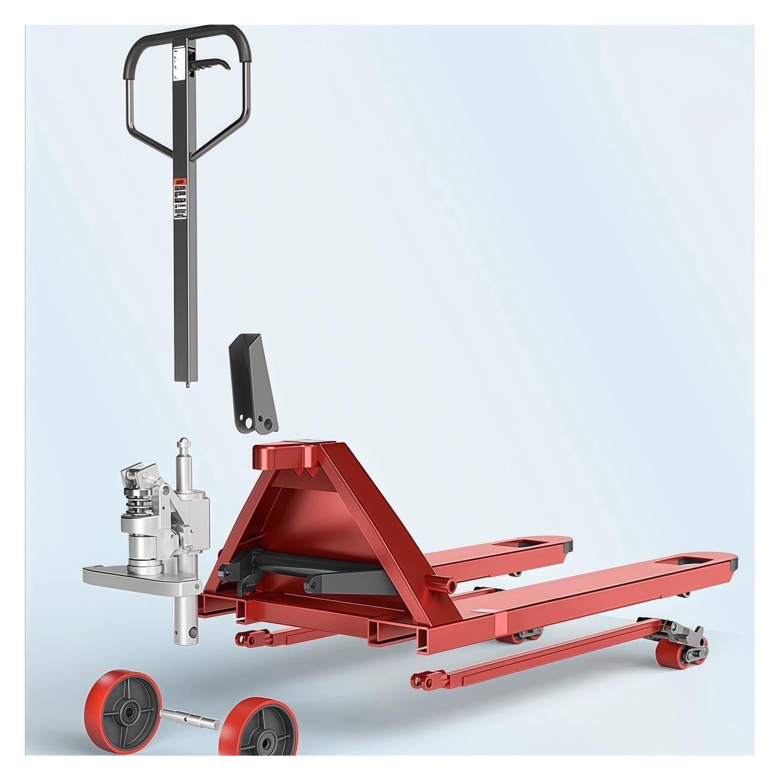 Transpallet Transpallet manuale for carico e scarico, carrello idraulico a spinta manuale(L)