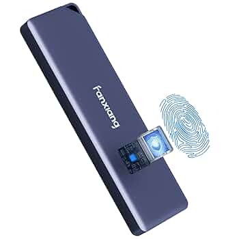 Amazon | Fanxiang SSD 外付け【指紋認証搭載】ポータブル USB