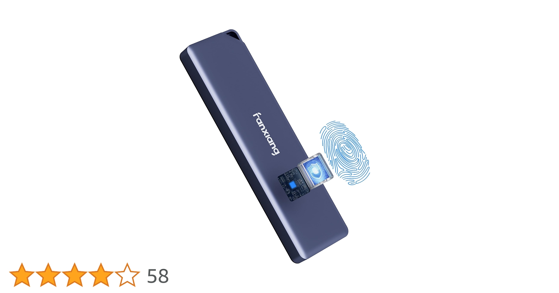 Amazon | Fanxiang SSD 外付け【指紋認証搭載】ポータブル USB
