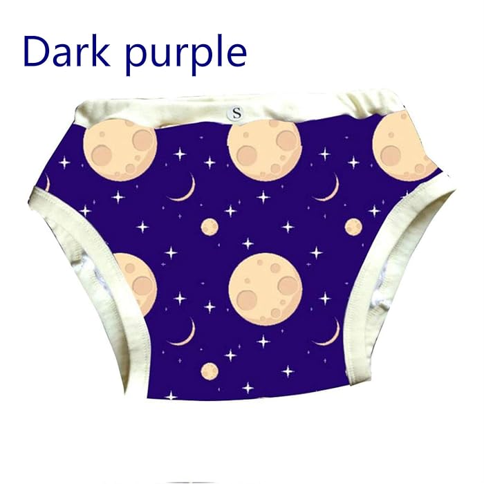 Buy Adult Training Pants ABDL Nighttime Cloth DiaperDeep Purple Moon