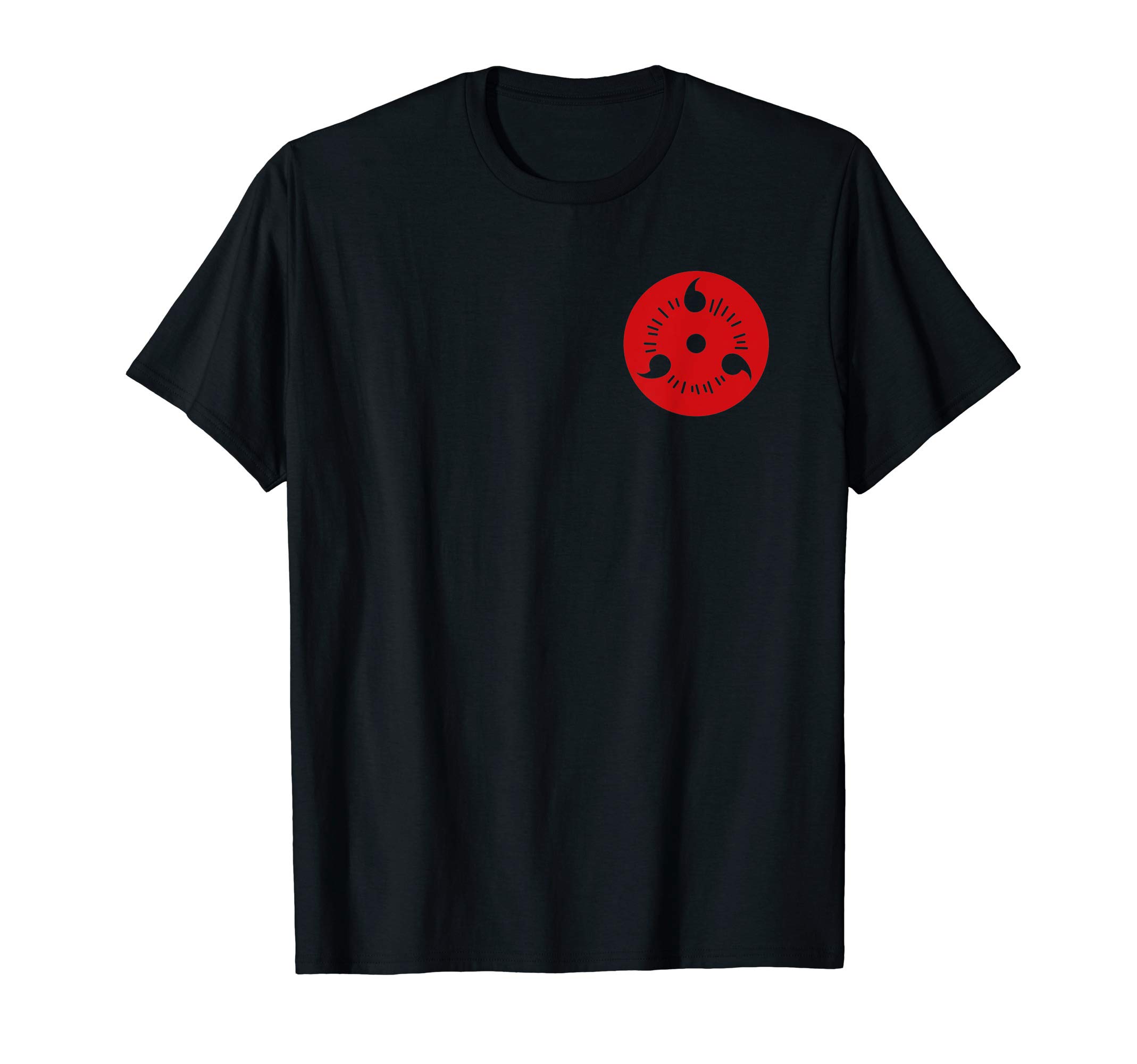 Naruto Shippuden Front and Back Sasuke Sharingan Anime T-Shirt
