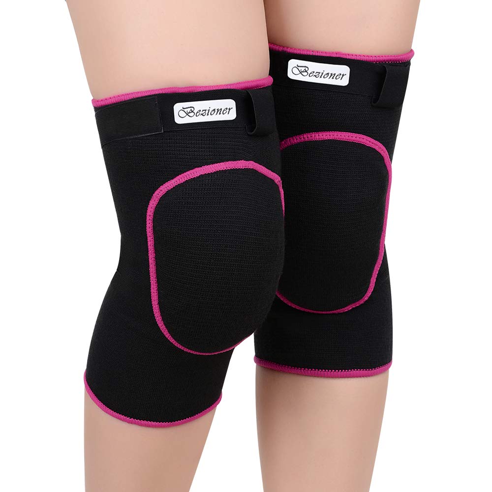 EASTBUDDY Protective Knee Pads,Thick Sponge Anti-Slip Collision Avoidance Kneepads for Vollleyball Dance Sport