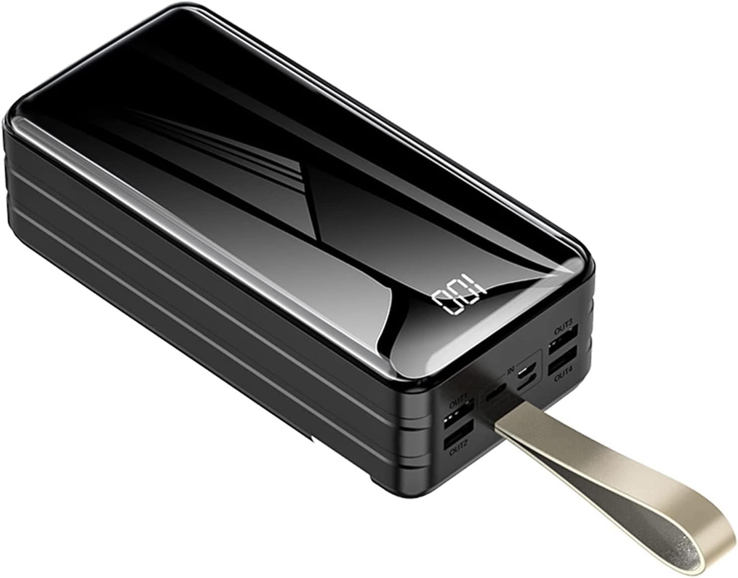 Paquete De Batería De Alta Capacidad 60000-80000 Mah Cargador Portátil Banco De Energía Carga Rápida De 4 Dispositivos Al Mismo Tiempo Para Todos Los Teléfonos Móviles, Tabletas, Consolas De Juegos(Bl