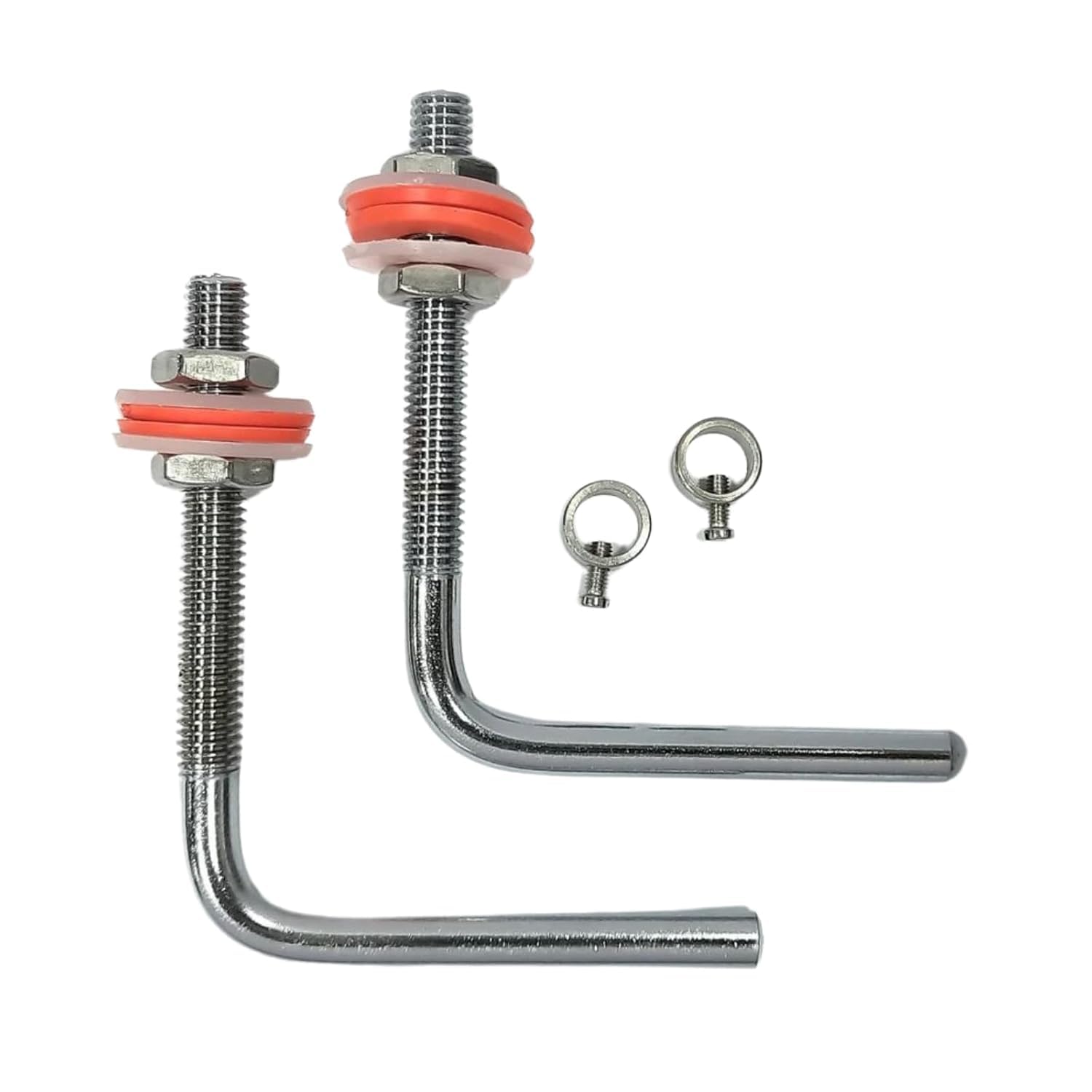 Stainless Steel Seat Cover Screw Hinges L Type for European Toilet Seat Covers Repair Kit Spare Part Accessories for Western Toilet Seat Covers