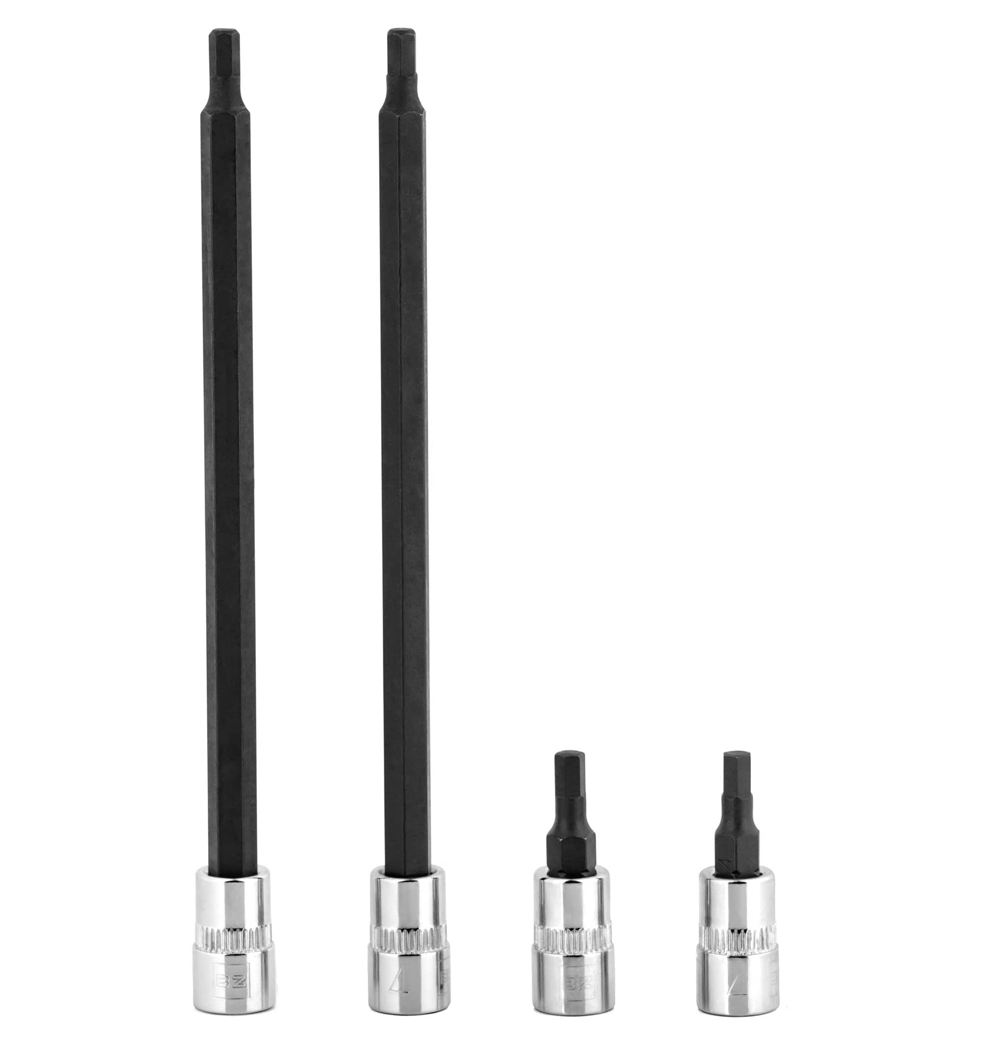 その他 allen BRAZEN 4mm Hex Bit Socket/Allen Driver Four Pack (1/4