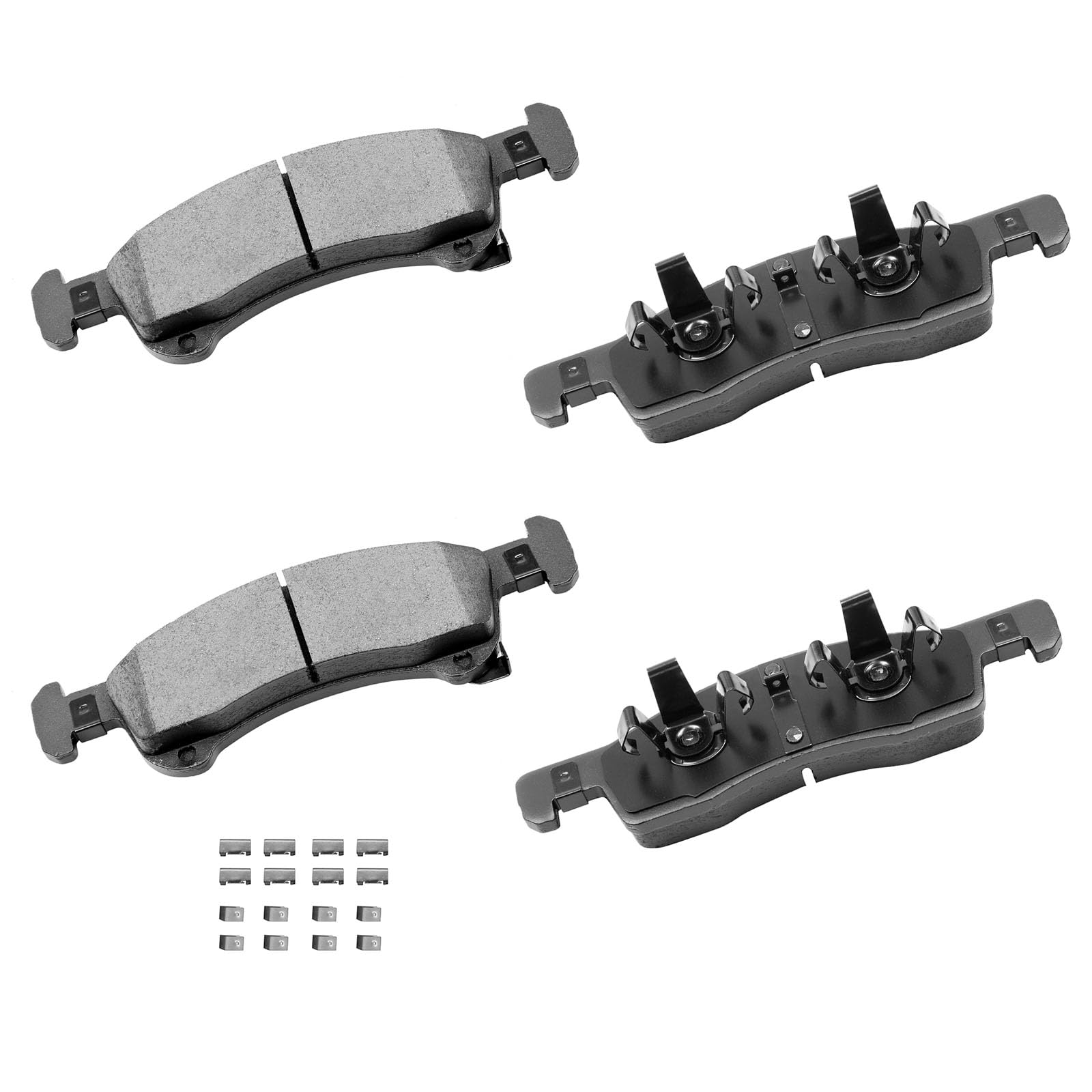 cciyu D934 Brake Pads w/Hardware Front Disc Brake Pad Set