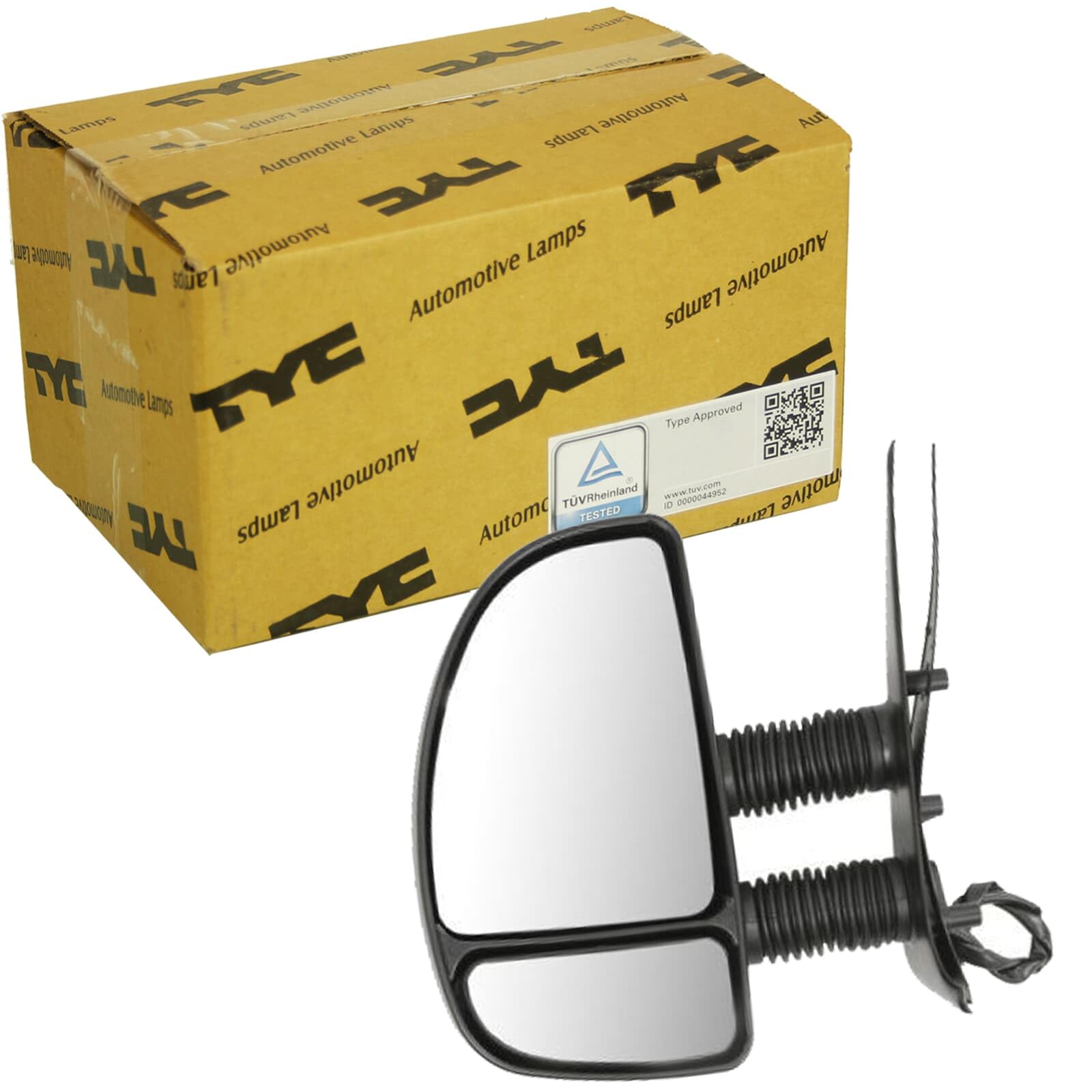 TYC 309-0142 Rétroviseur extérieur pour ajustage électrique des rétroviseurs convexe chauffant Bras long de rétroviseur gauche Compatible avec FIAT Ducato II Camion plate-forme/Châssis 244, CITROËN