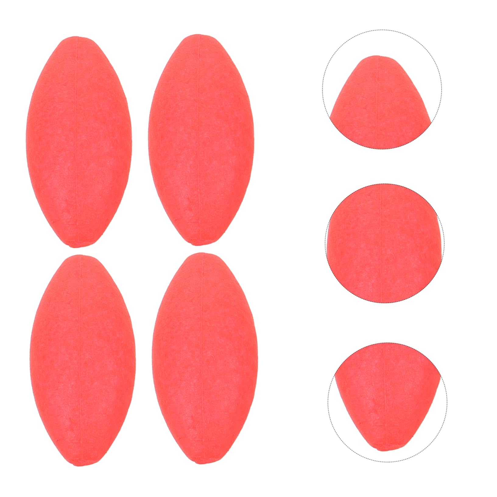 Abaodam Perles De Pêche Flotte Attaquer pour Outil De Pêche Articles De Pêche Attendre La Pêche Accessoires De Pêche Rouge Plastique