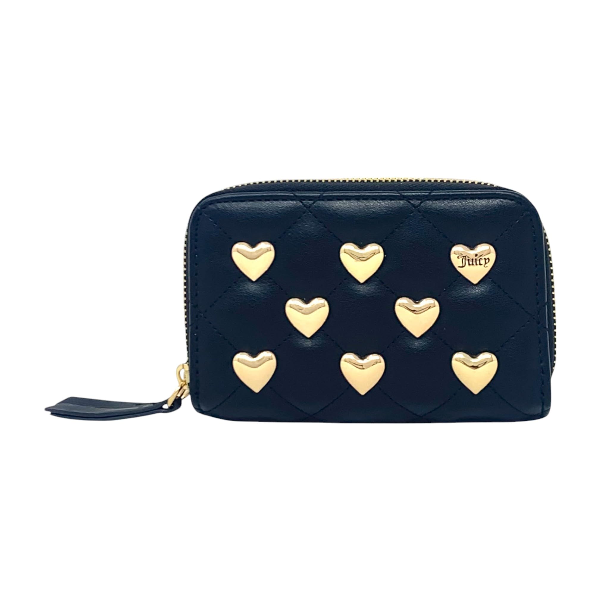 Juicy Couture Women's Medium Double Zip-Around Wallet (Colorful Love Liquorice)