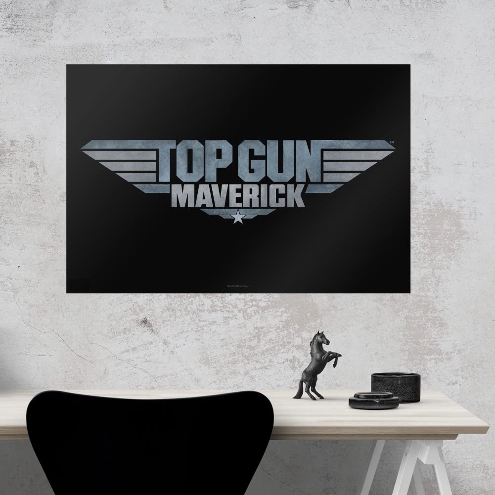 Amazon.com: GRAPHICS & MORE Top Gun: Maverick Logo Wall Art Póster