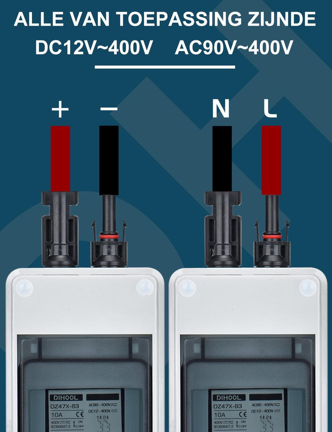 Interruttore DC Per Impianti Fotovoltaici E Solari, Automatico A 2 - Foto 7