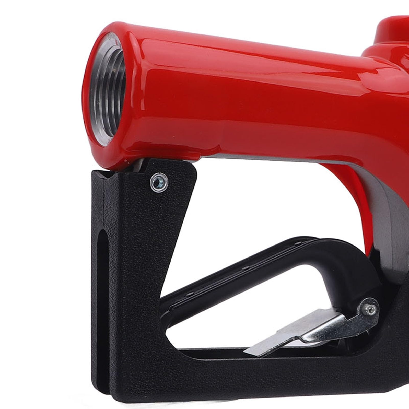 Boquilla de con Cierre Automático, Color Rojo, para un Repostaje Eficiente de Gasolina y Queroseno, 1 Herramienta Ligera de Metal ABS (32mm)
