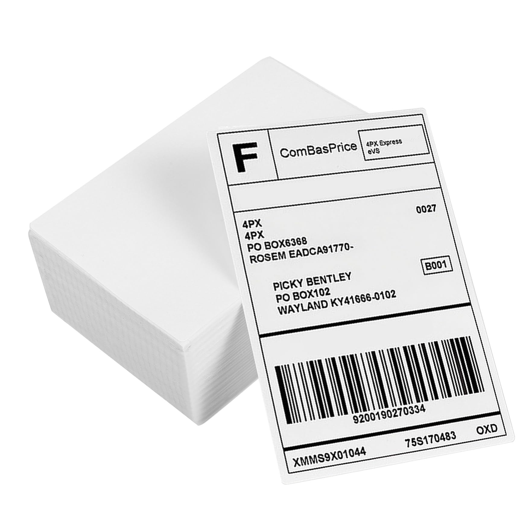 DOITOOL Etichette Autoadesive Termiche per Spedizione in Carta 100x150mm 500 Pezzi Stampa Chiara e Adesione Forte