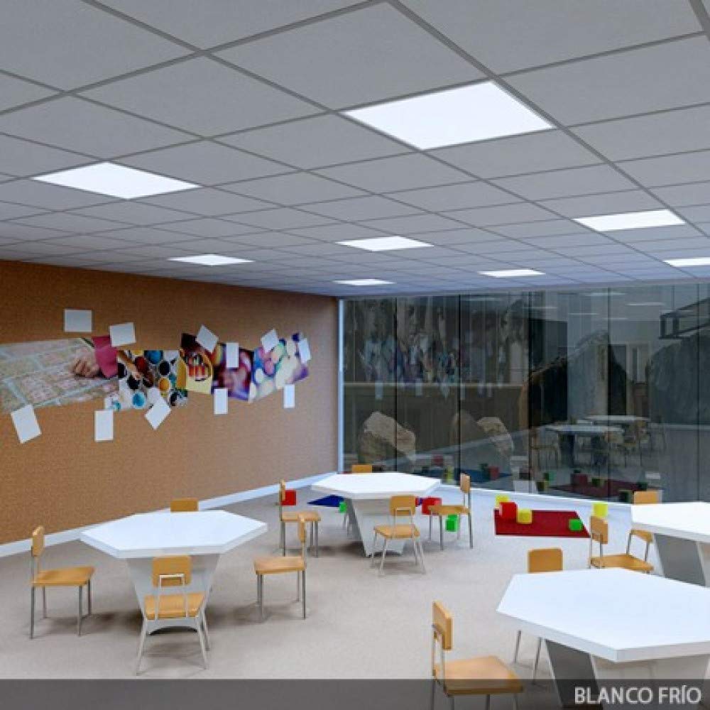 Panel LED Superslim 40W 4.500Lm 6000ºK 60x60Cm UGR19 40.000H [HO-PL-595-40-CW] | Greenice