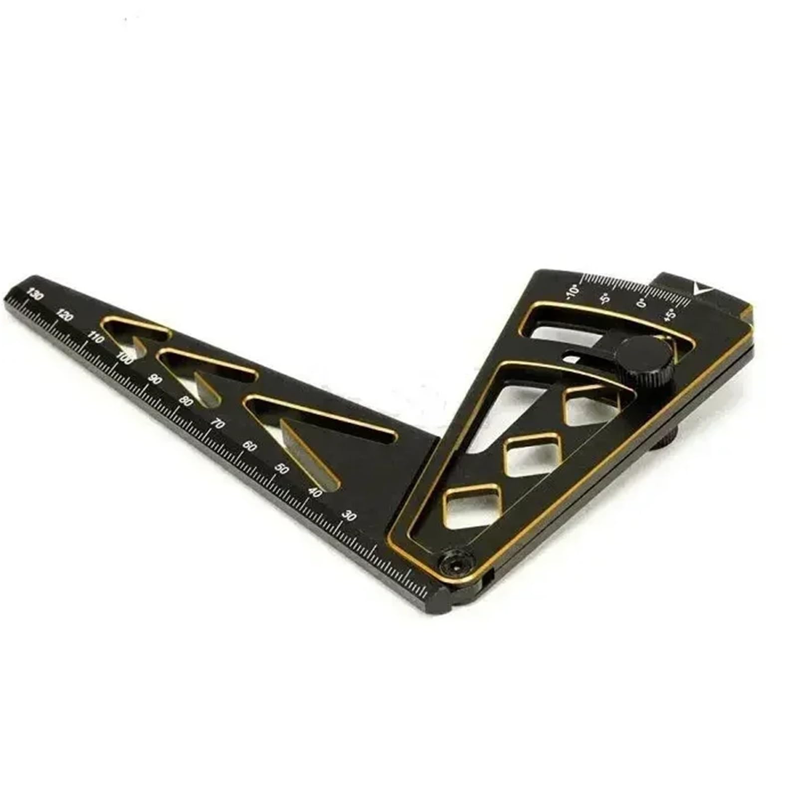 Per 1/8 1/10 RC Auto Per Strumenti Per Hobby Righello Regolabile Metallo Regolazione Dell'Per Altezza Dell'auto E Camber Cerchione 15 Gradi CNC Ricambi Modellini RC
