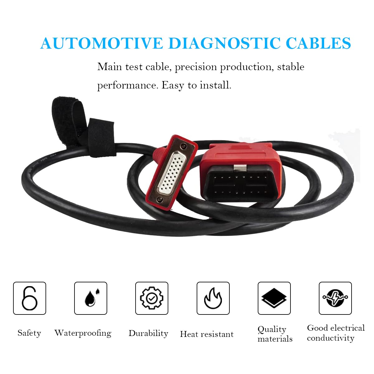 Tbest Adattatore Cavo Diagnostico per Cavo Scanner OBD2 con