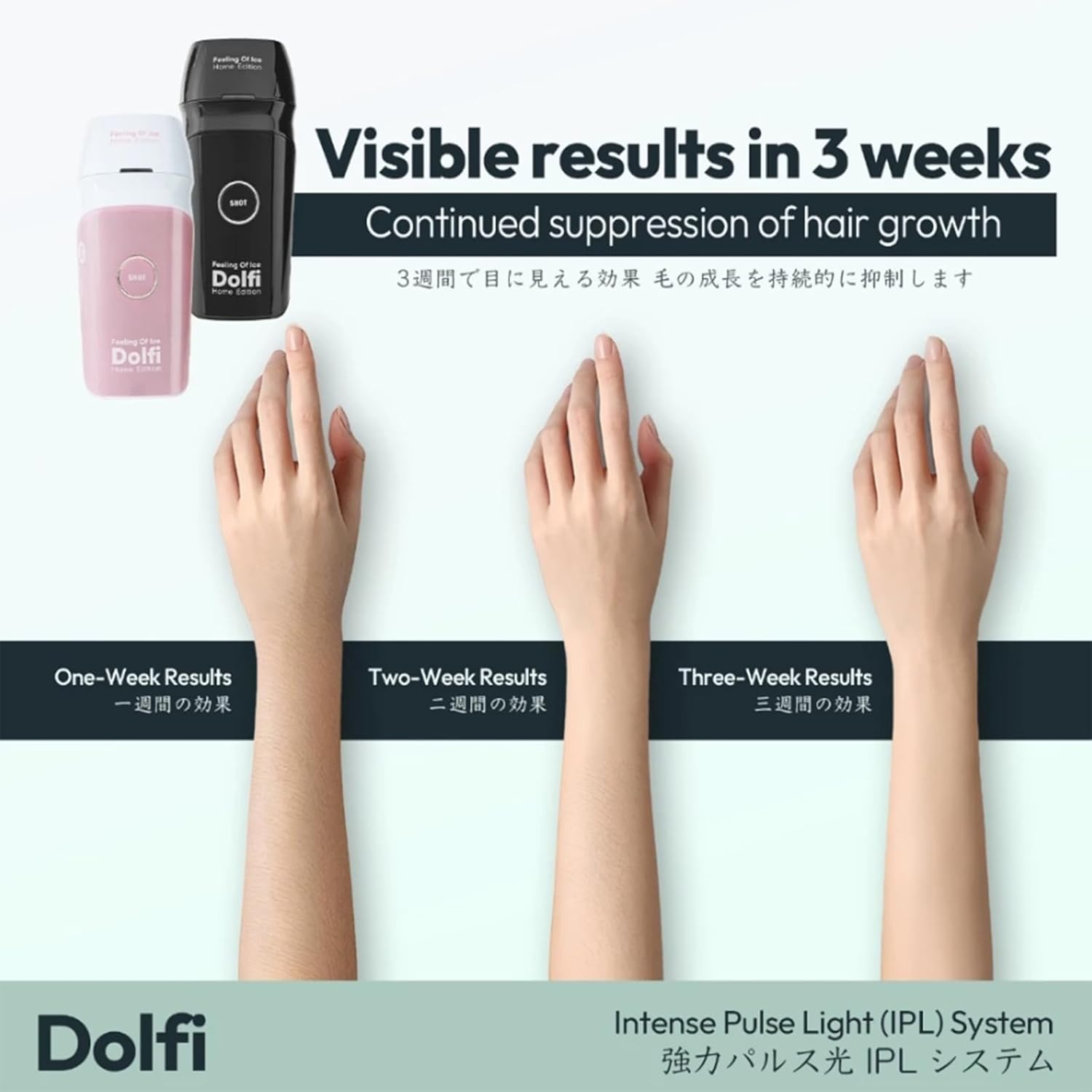 Advanced Japanese Technique Hair Removal, Laser Hair Removal Device IPL for Unisex with Ice Cooling Care Function Nearly Painless Hair Removal Device for Full Body Nice Christmas Gifts - Image 8